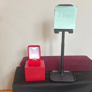 Elegant Red Ring Box